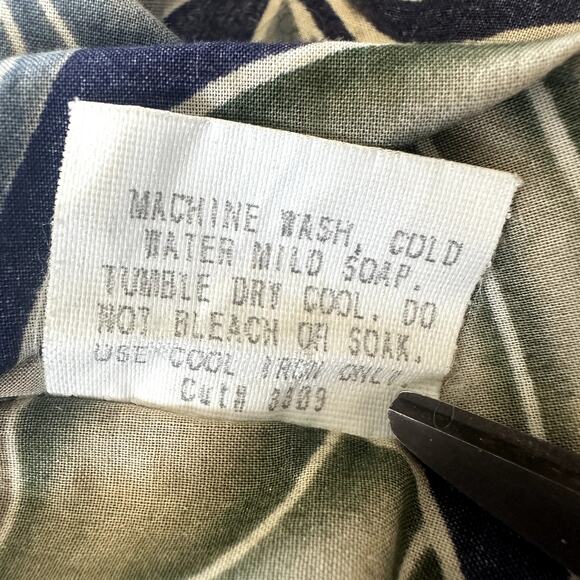 Tori Richard Men's Short Sleeve Hawaiian Tropical Cotton Lawn Dress Shirt Size L - Picture 7 of 9